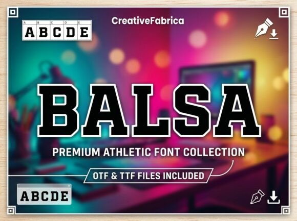 Balsa: A Collegiate Display Typeface for Digital Impact