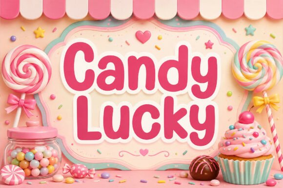 Candy Lucky: A Sweet, Standout Display Font for Small Brands