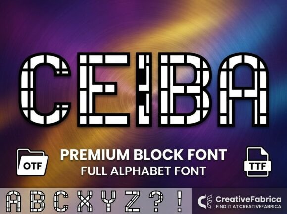 Ceiba: A Bold Display Font That Commands Attention