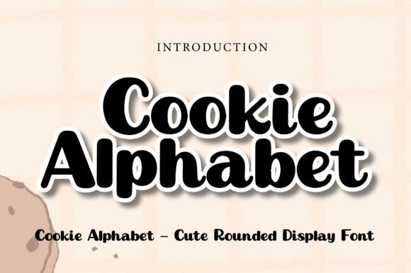 Cookie Alphabet: A Warm, Rounded Display Font for Digital Brands