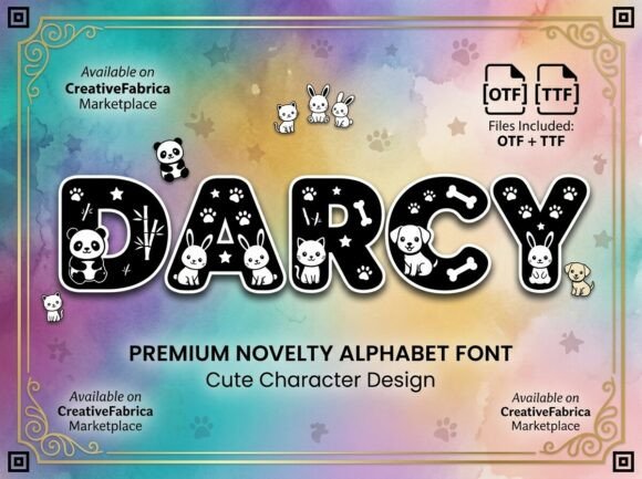 Darcy: A Display Font That Feels Like a Warm Invitation