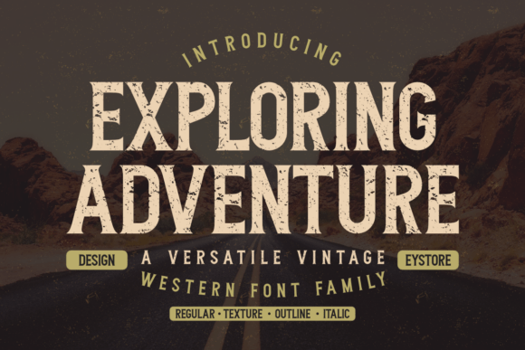 Exploring Adventure: A Display Font That Anchors Your Message