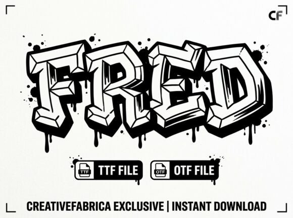Fred: A Display Font That Commands Attention