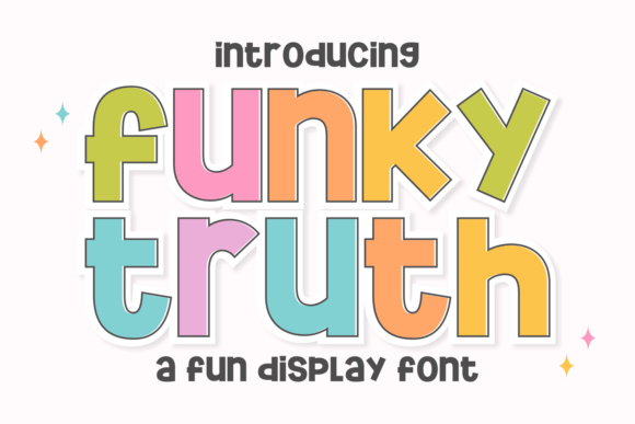 Funky Truth: A Joyful Display Font for Handmade Creators