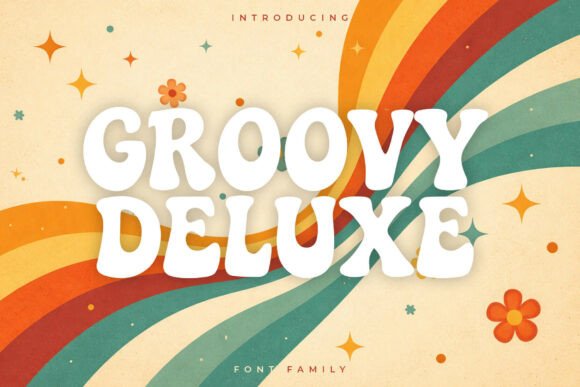 Groovy Deluxe: A Vintage Display Font That Commands Attention