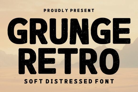 Grunge Retro: A Display Font for Editorial Authenticity