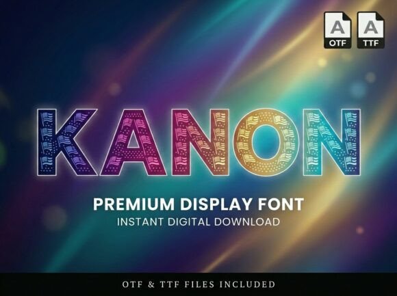 Kanon: A Display Font That Anchors Editorial Mood