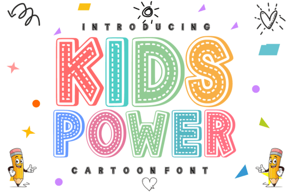 Kids Power Font: Bold Branding for Small Businesses