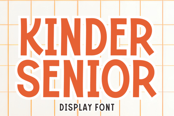 Kinder Senior: A Display Font That Delivers Festive Clarity