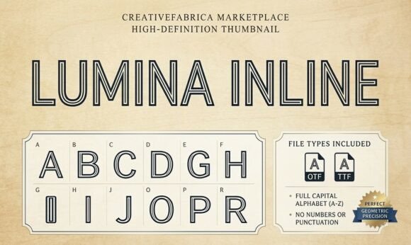 Lumina Inline: A Modern Display Font for Scroll-Stopping Campaigns