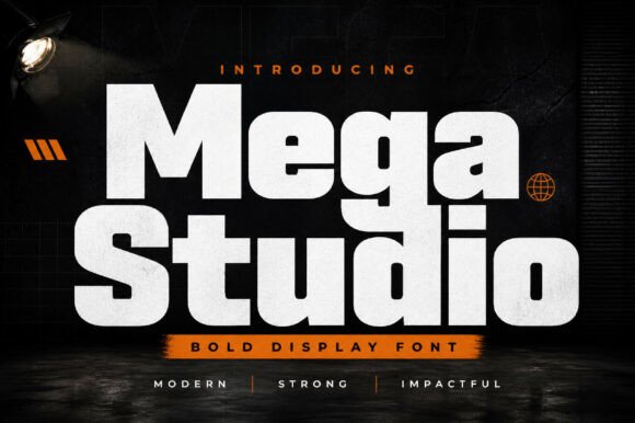 Mega Studio: A Bold Display Font for Campaign Headlines That Cut Through the Feed