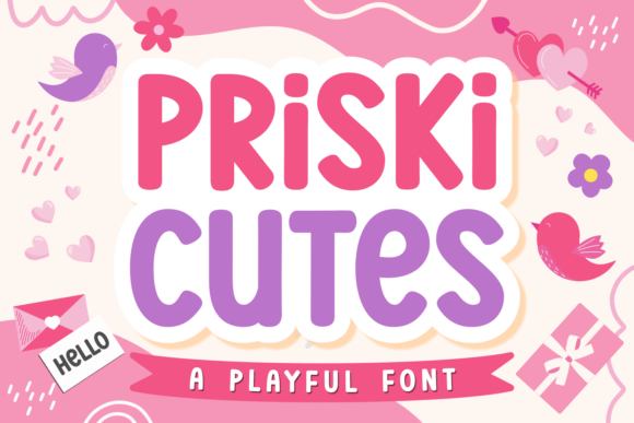 Priski Cutes: A Cheerful Display Font That Lifts Your Brand