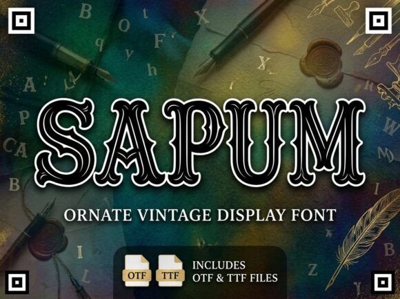 Sapum: A Display Typeface That Adds Instant Gravitas to Your Brand