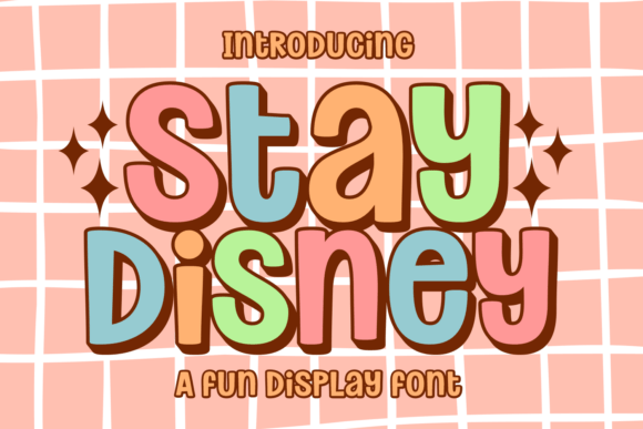 Stay Disney Font: A Playful Display Typeface for Memorable Branding
