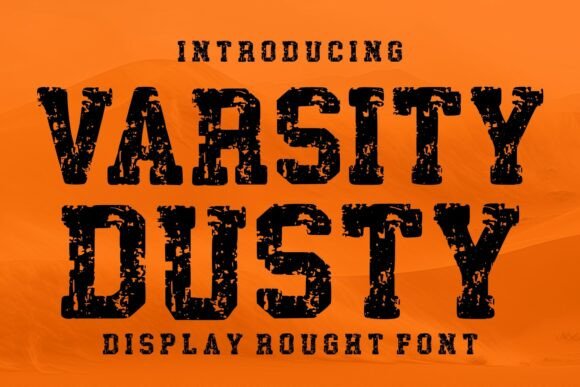 Varsity Dusty: A Bold Display Font for Authentic Digital Branding