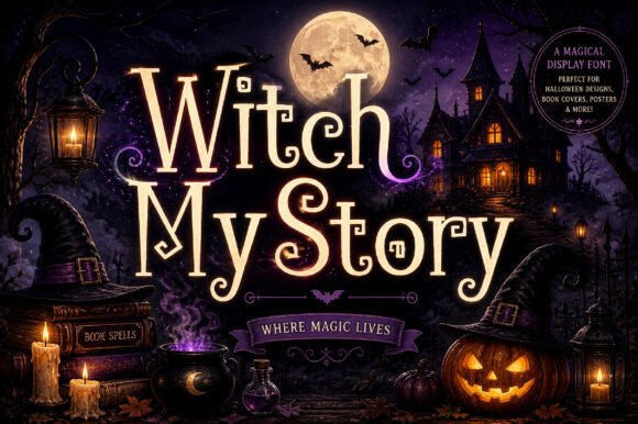 Witch Mystory: A Display Font That Whispers Magic Into Editorial Layouts